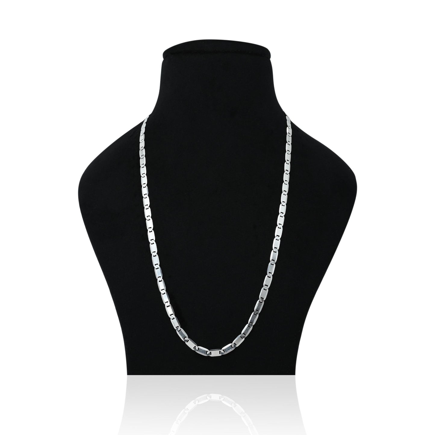 Silver Shiny Casual Boys Chain