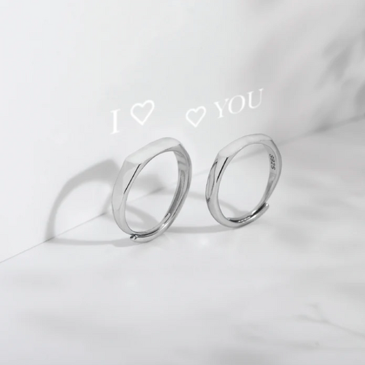 Heartfelt Rays Silver Projection Ring
