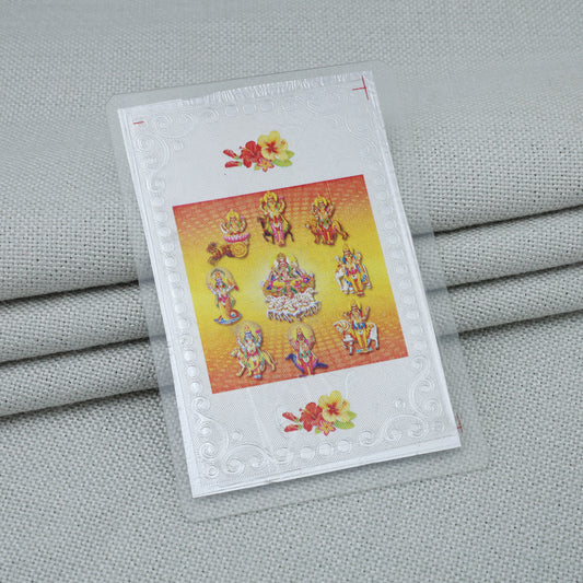 Silver Navgraha Yantra 9 Planets Protection