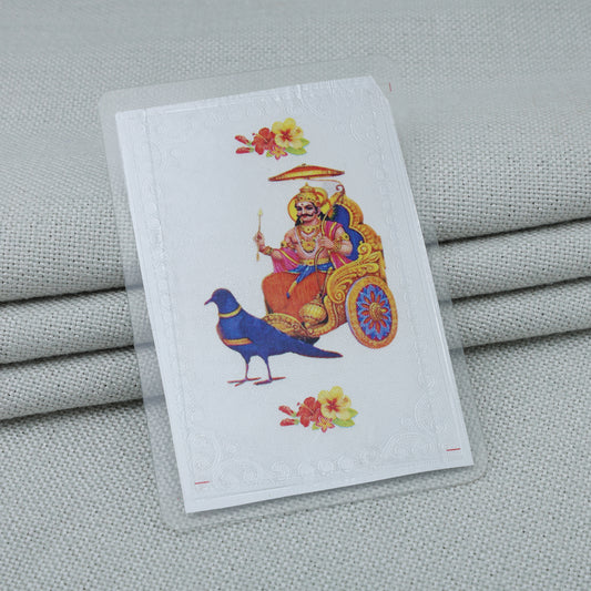 Pure Silver Shani Yantra for Attract Wealth, Prosperity & Abundance