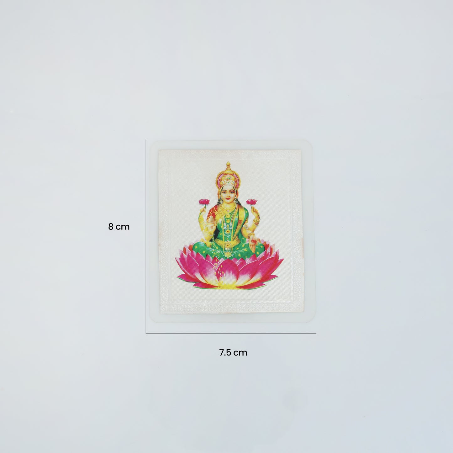 Pure Silver Plated Maha Laxmi Yantra for Attract Wealth, Prosperity & Abundance