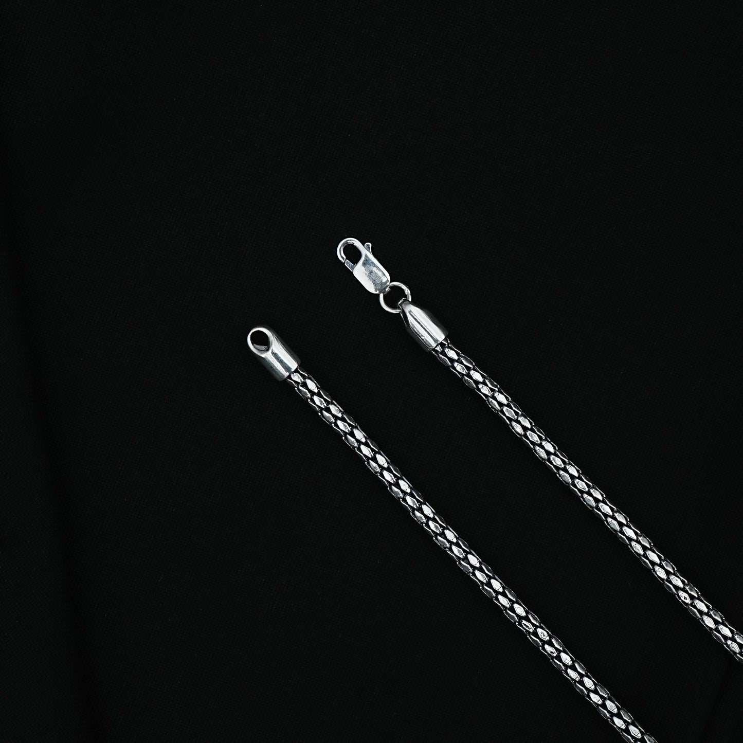 Elegant sterling silver wheat chain suitable for boys
