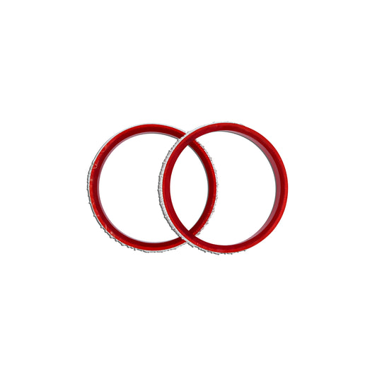 Charming silver bangle set with intricate designs, perfect for adding a sophisticated touch to your jewelry collection