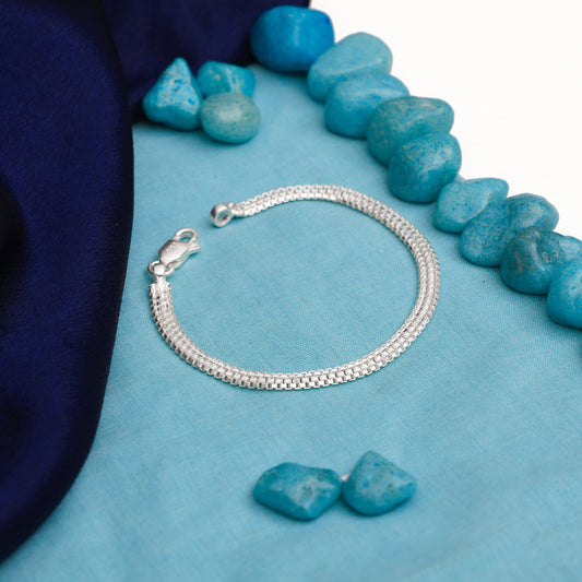Sleek silver bracelet perfect for daily wear and elegance
