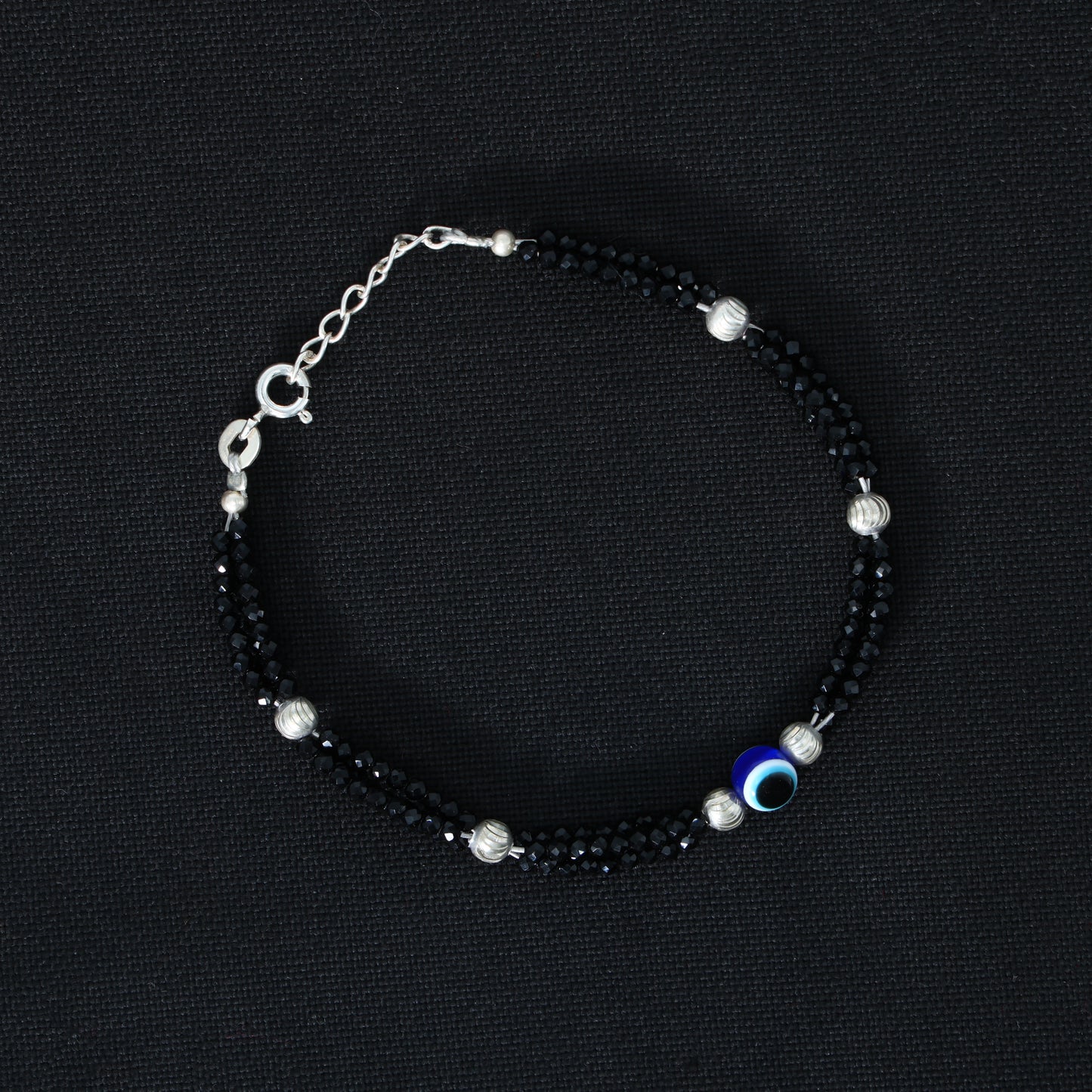 Evil Eye Black Beads Bracelet