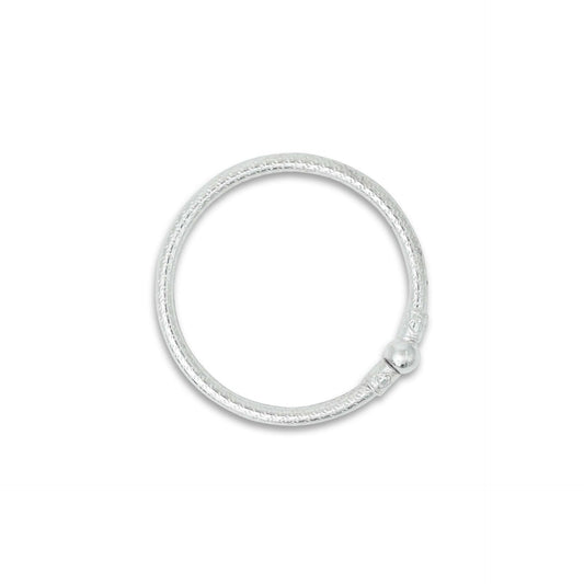 Simple and elegant silver kada designed for babies