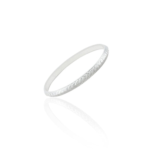 Silver casual and fashionable kada for boys