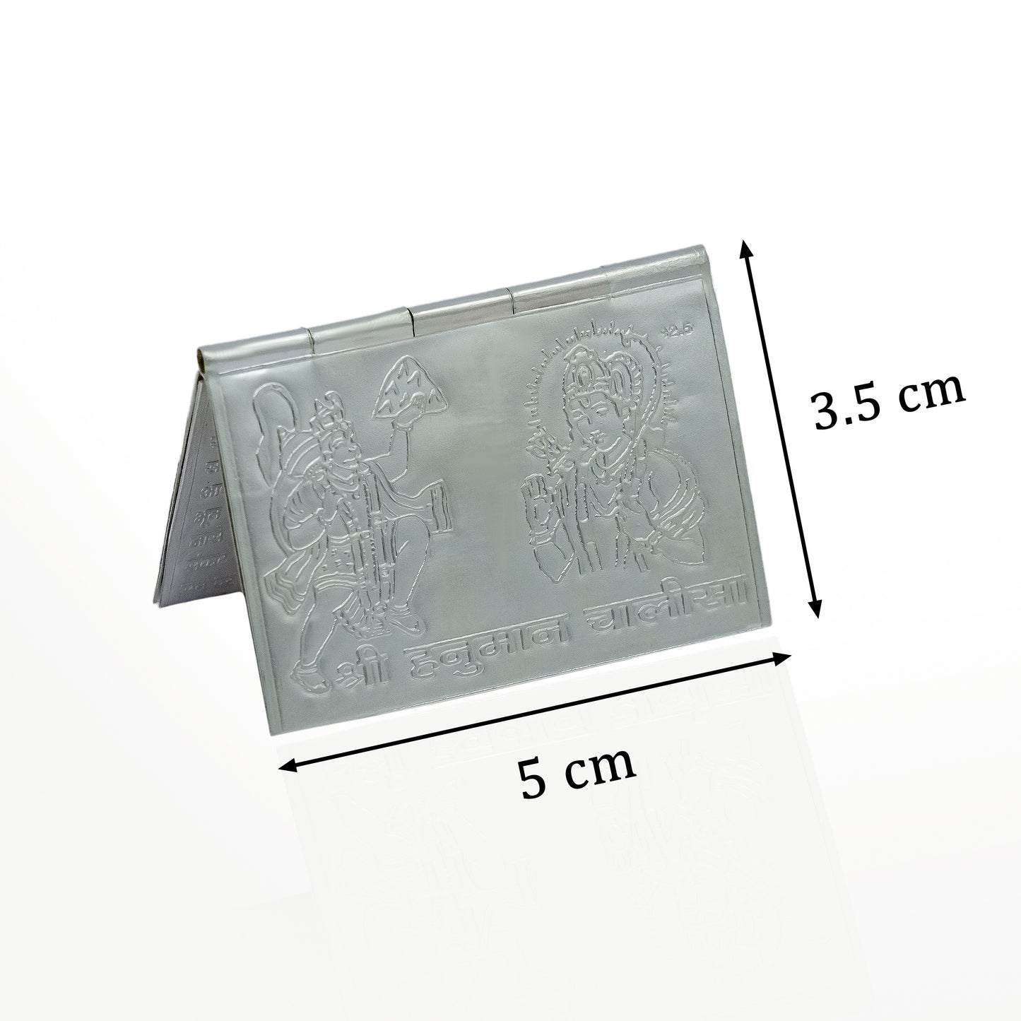 Pure Silver Hanuman Chalisa Book
