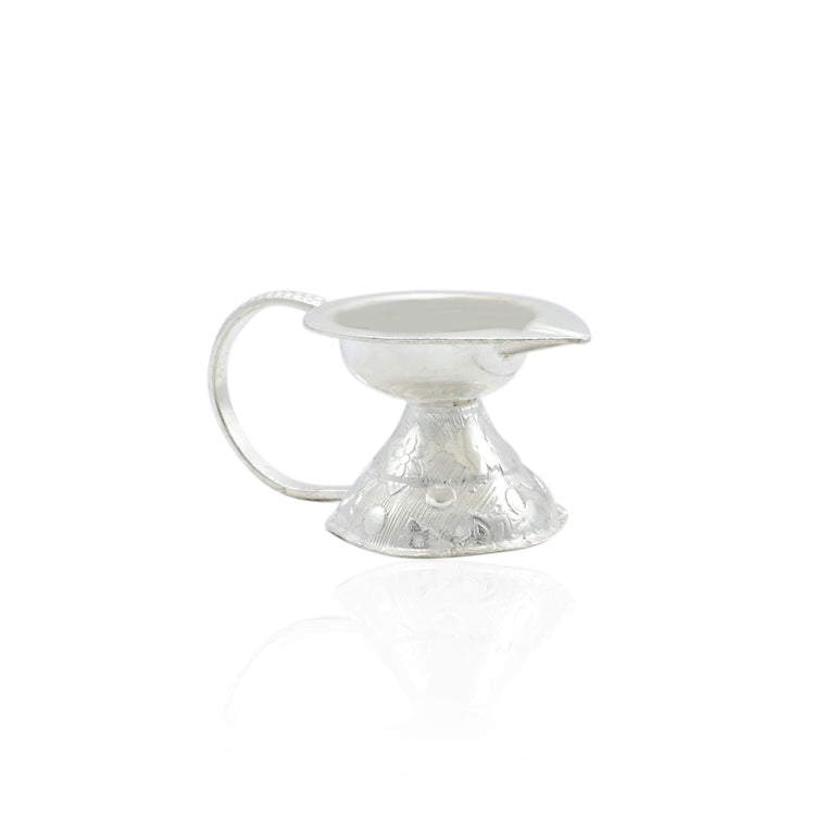 Elegant silver Aarti Puja item to enhance devotional offerings