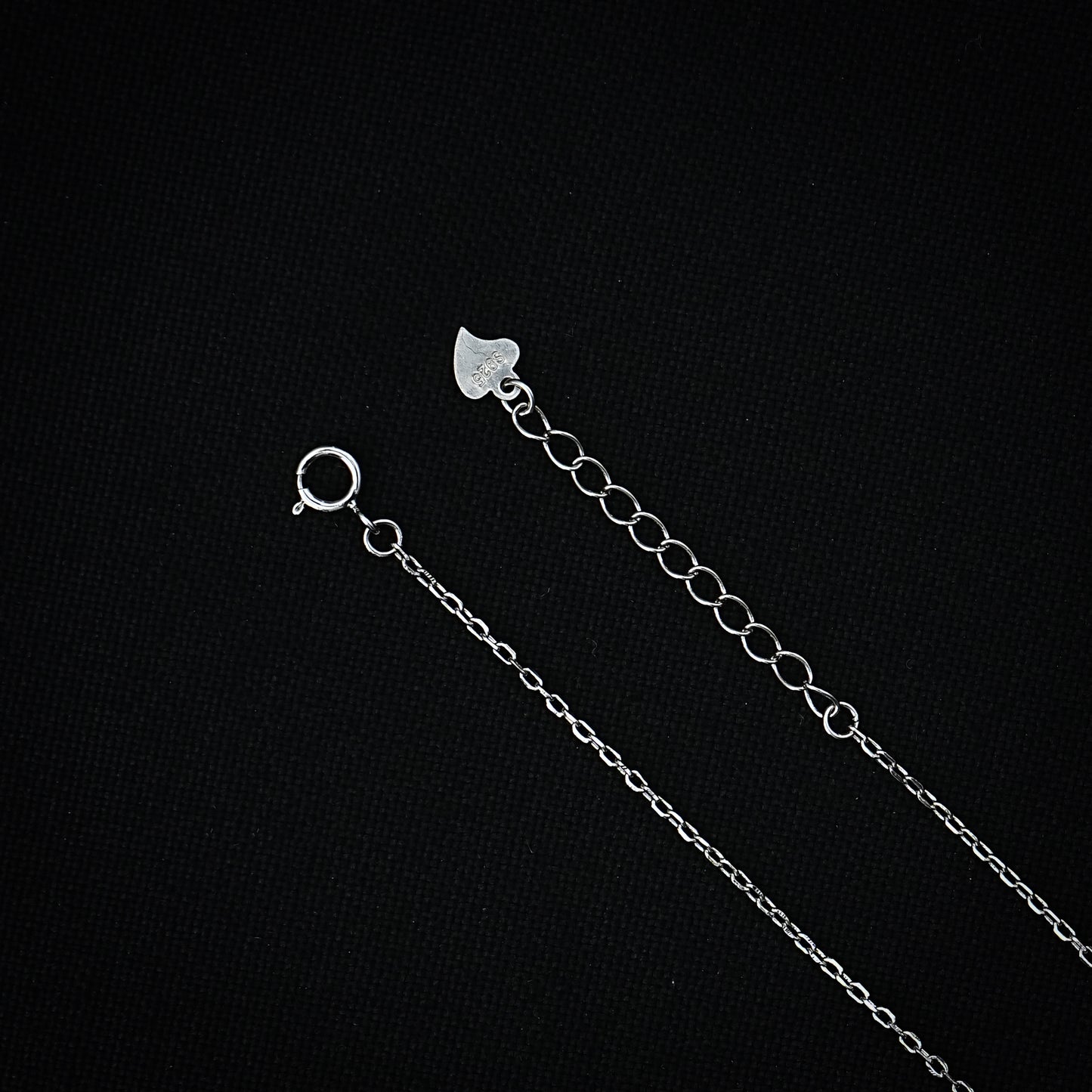 Chic sterling silver thin chain pendant showcasing an evil eye symbol