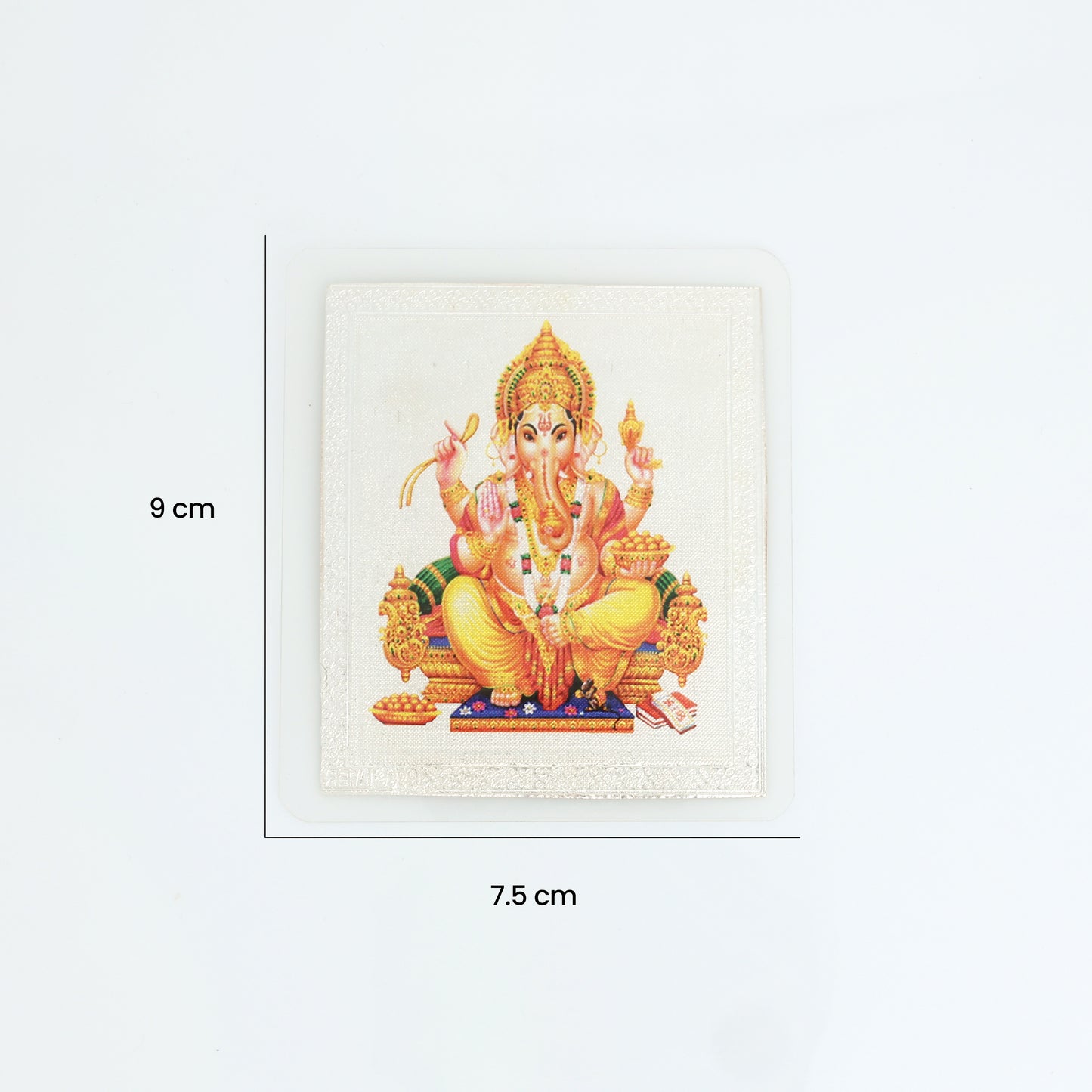 Pure Silver Ganpati Yantra Attract Wealth, Prosperity & Abundance