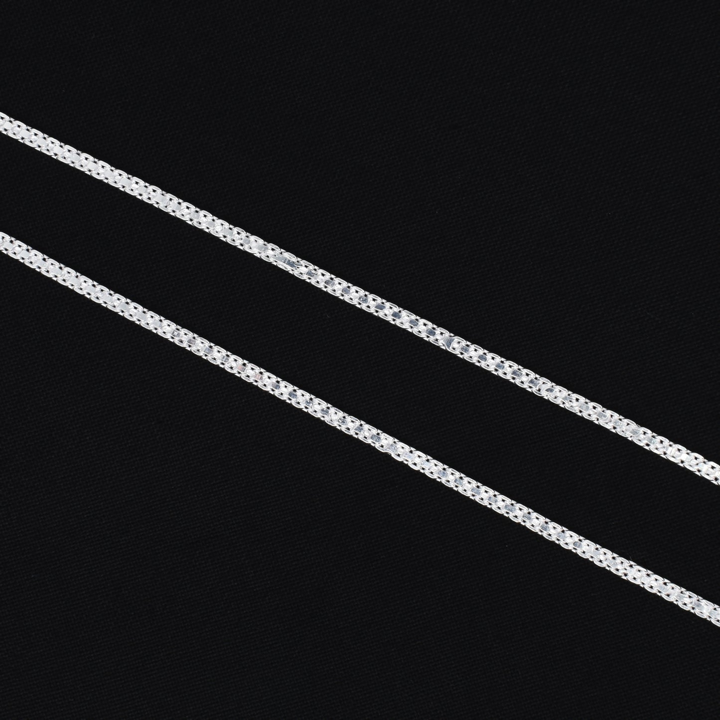 Elegant Simple Chain Silver Payal with Delicate Design