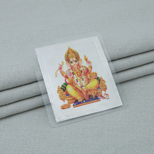 Pure Silver Ganpati Yantra Attract Wealth, Prosperity & Abundance