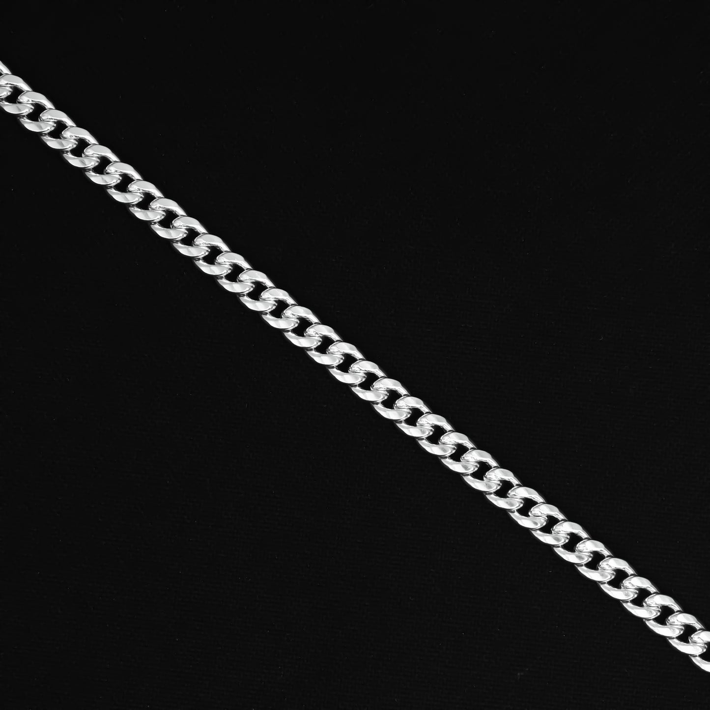 Sterling Silver Chain Mens Bracelet