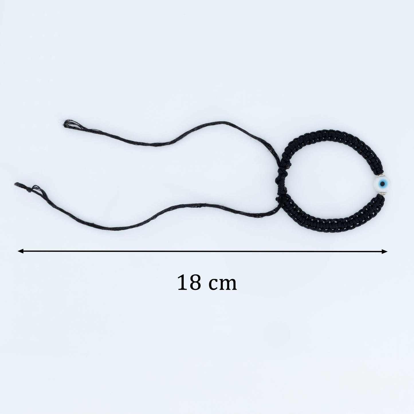 Black Thread Evil Eye Bracelet/Anklet Adjustable Nazar Protection
