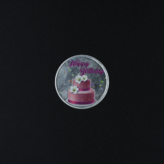 Elegant 10 gm fine silver coin for birthday celebrations