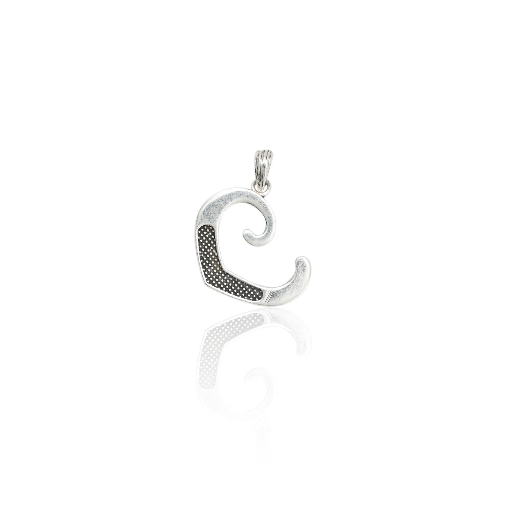 Silver Name Symbol Pendent – Khushbu Jewellers