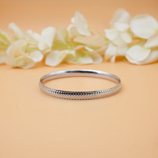 Premium Handcrafted Silver Kada – Bold and Stylish Design