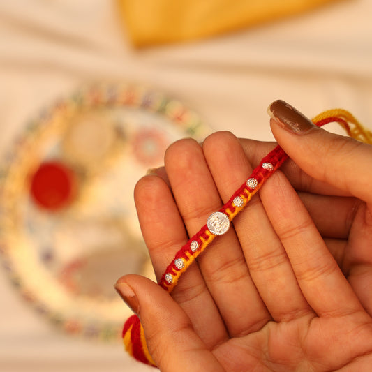 Mere Bhaiya Silver Rakhi Blessings
