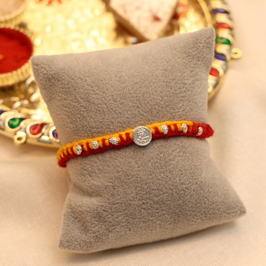 Mere Bhaiya Silver Rakhi Blessings