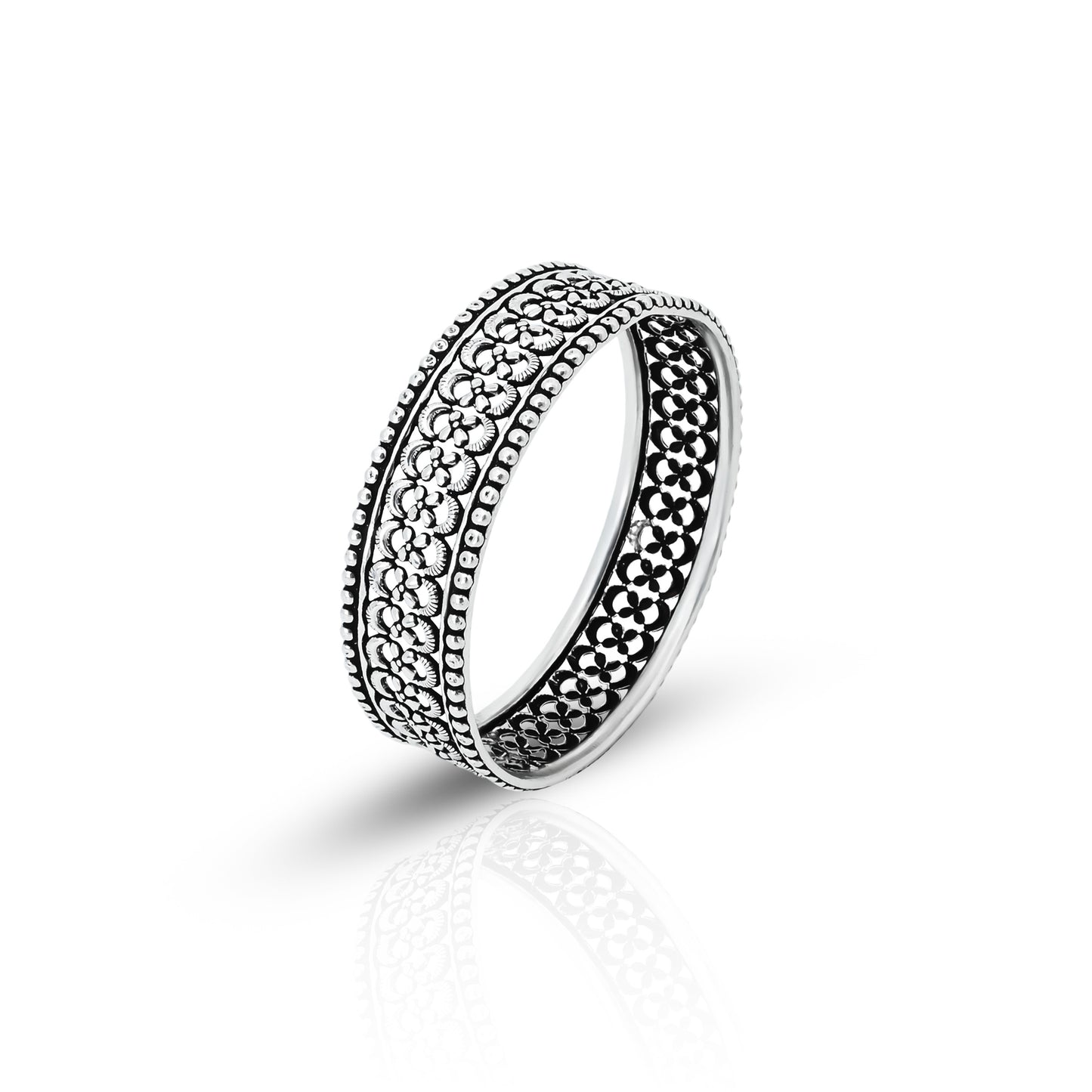 Charming pure silver bangles for girls, perfect for everyday wear with a simple and refined look.