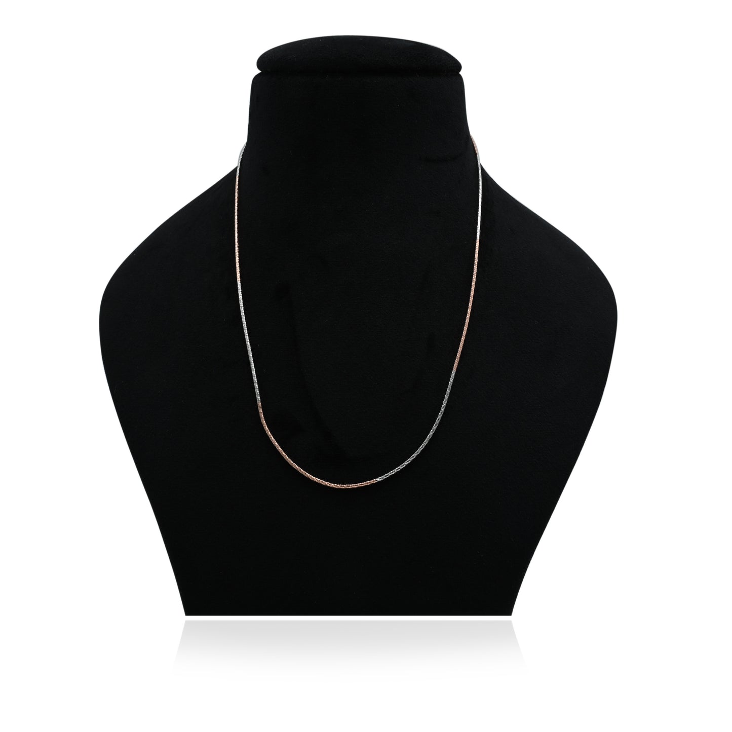Silver and gold rose radiance chain designed for girls