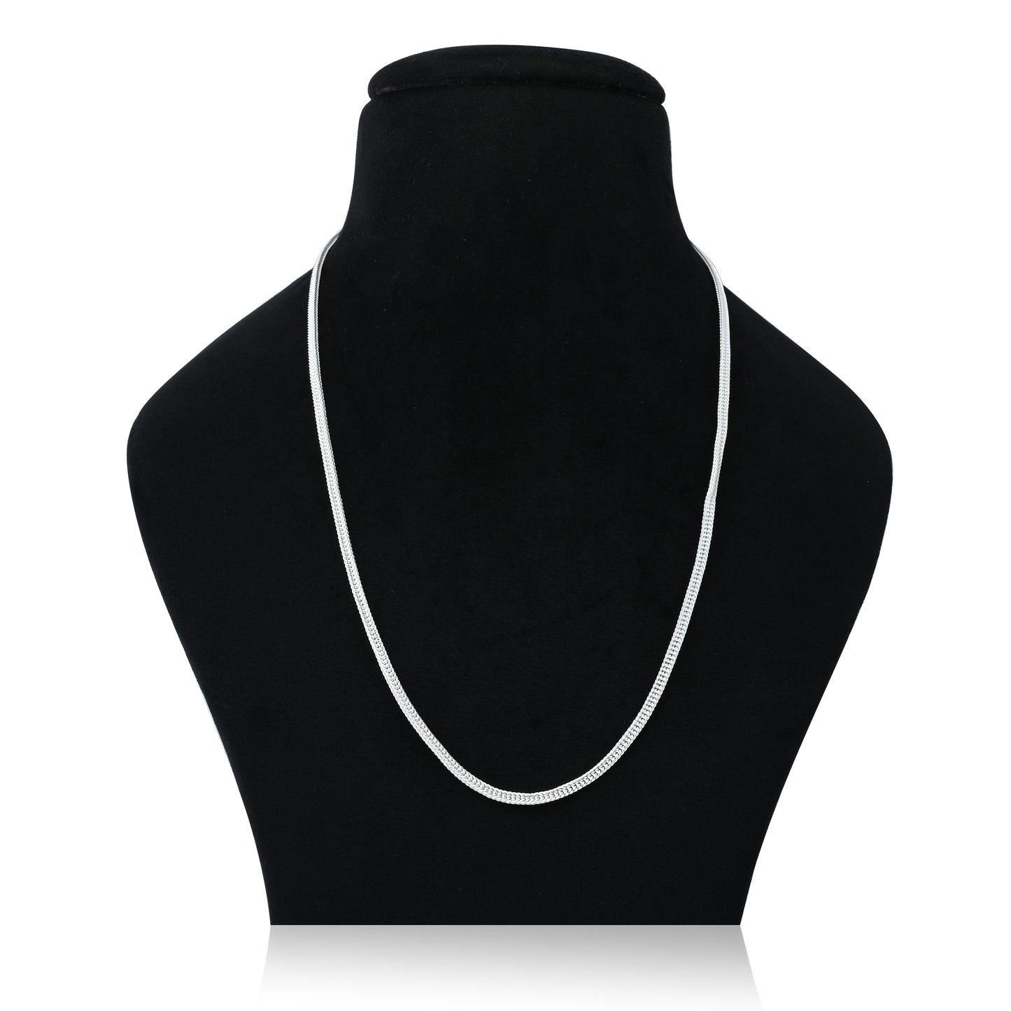 Boys' silver chain with a luxurious royal design