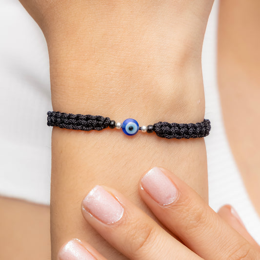 Handmade Black Thread Evil Eye Protection Bracelet