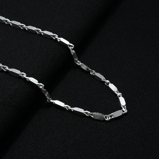 Elegant silver chain for boys, capturing the essence of treasured dreams