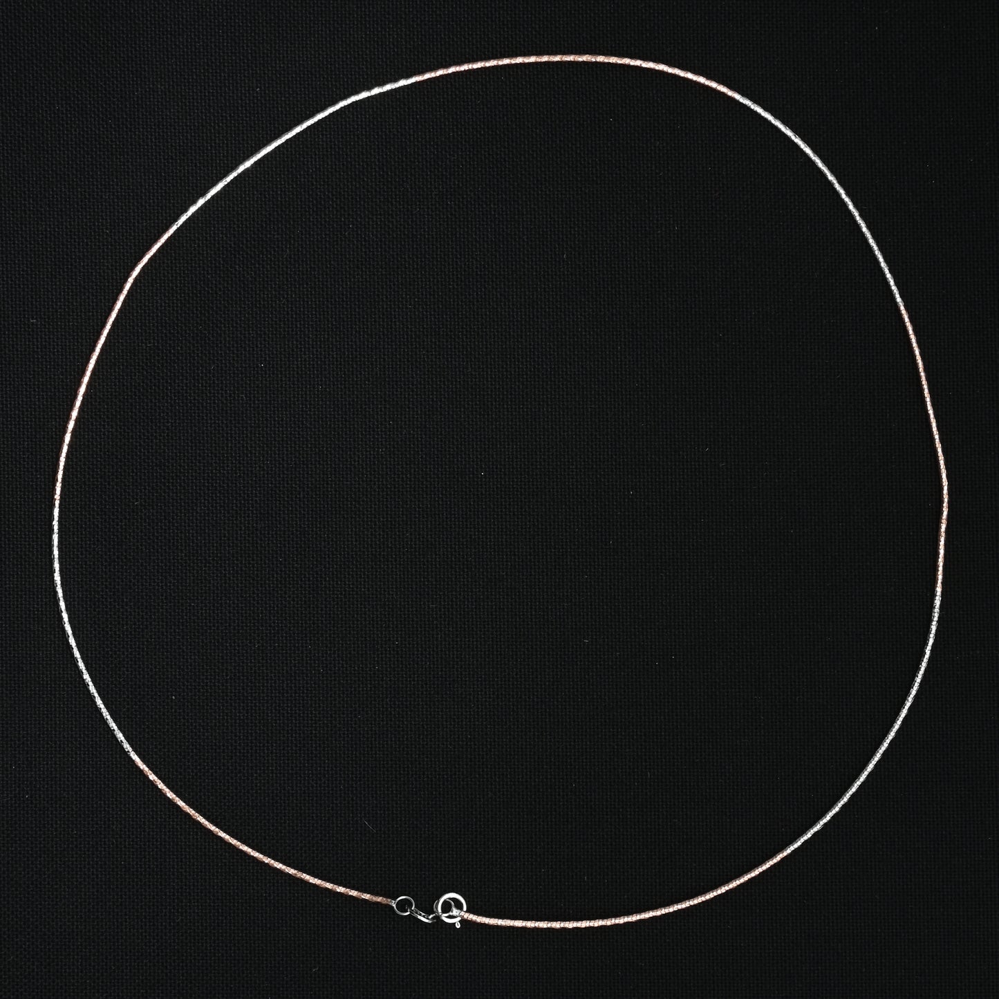 Stylish silver and gold chain for girls featuring a radiant rose pattern