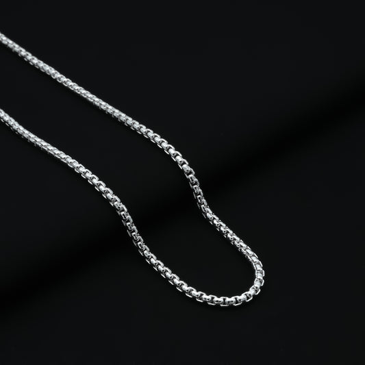 Silver Vintage Stylish Rolo Chain for Him