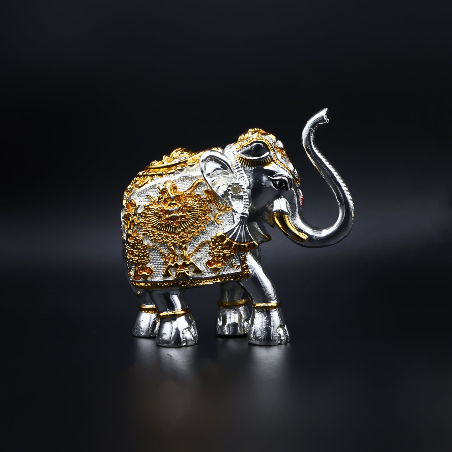 Premium silver-plated elephant idol, ideal for adding charm to your home or gifting on special occasions.