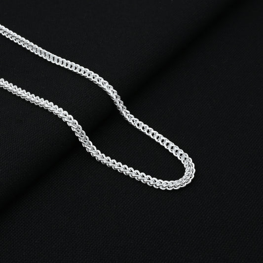 Elegant silver sterling chain for boys, exuding great desire