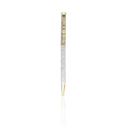 This Silver Gold Polish Pen perfect gift for teachers day, corporate professionals, and writers alike.