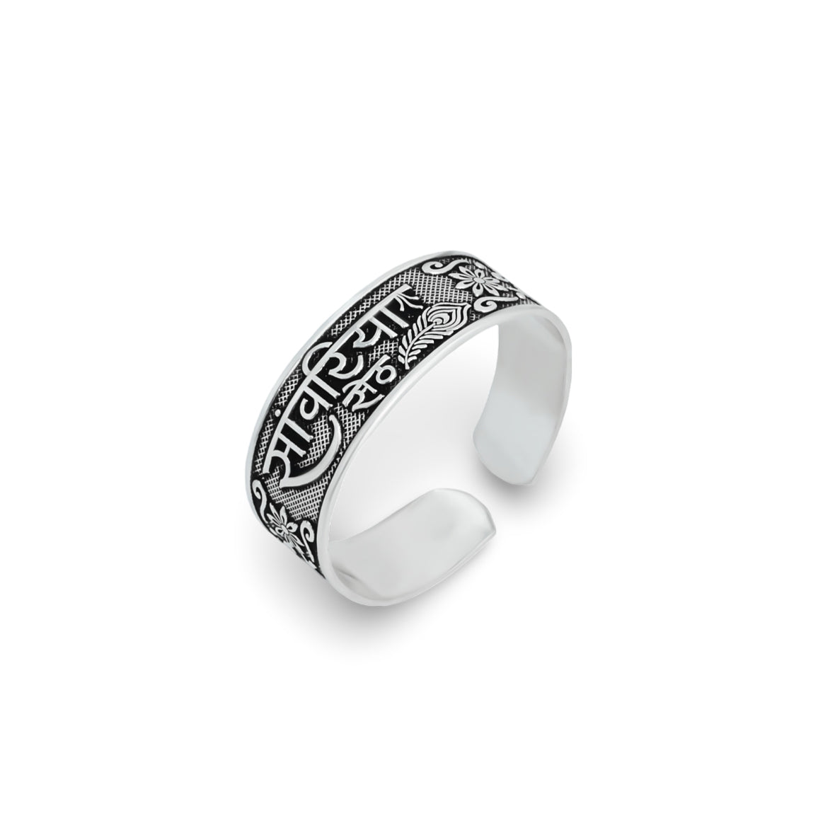 Sawariya Seth silver kada for boys with a sleek design