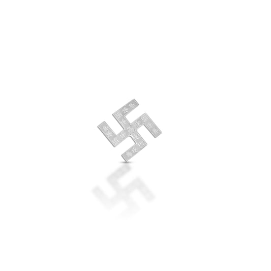 Sterling Silver Swastik Amazing Divine Holy for Your Home and Temple