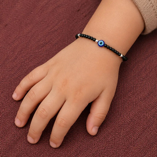 Blue Evil Eye Protection Beaded Bracelet