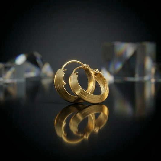 Classic Men’s Silver Bali Minimal Hoop Earring for Boys