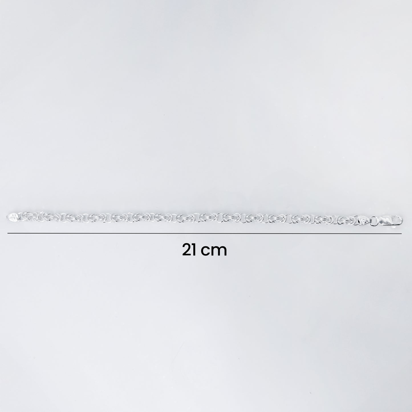 Expensive Braided Mens Silver Chain Bracelet