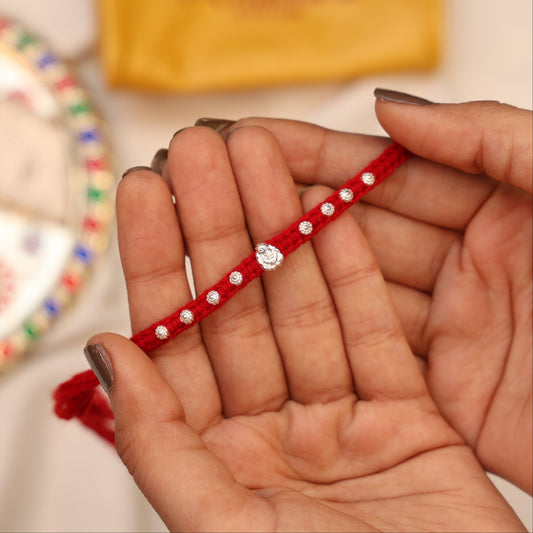 Sterling Silver Rakhi Timeless Bond of Love