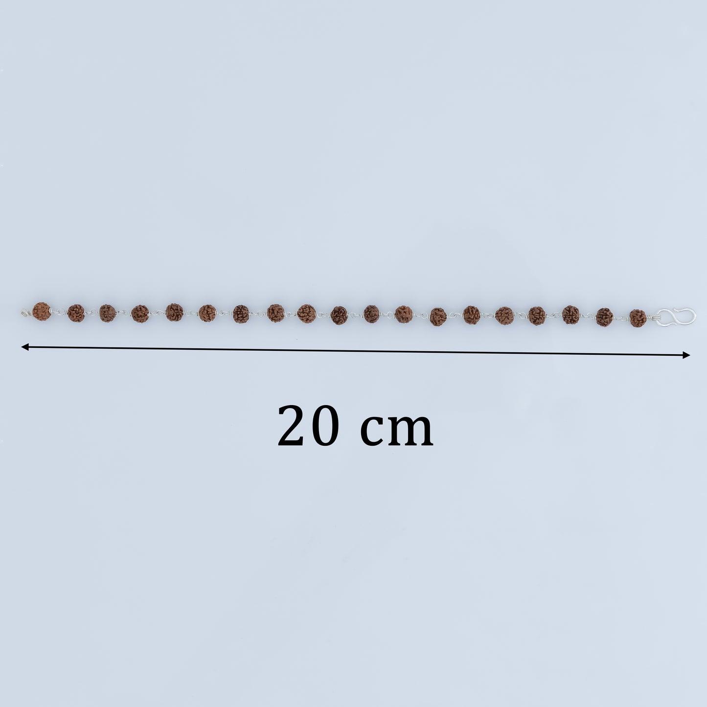 Shiv Aura Rudraksha Bracelet Sterling Silver Spiritual Bracelet