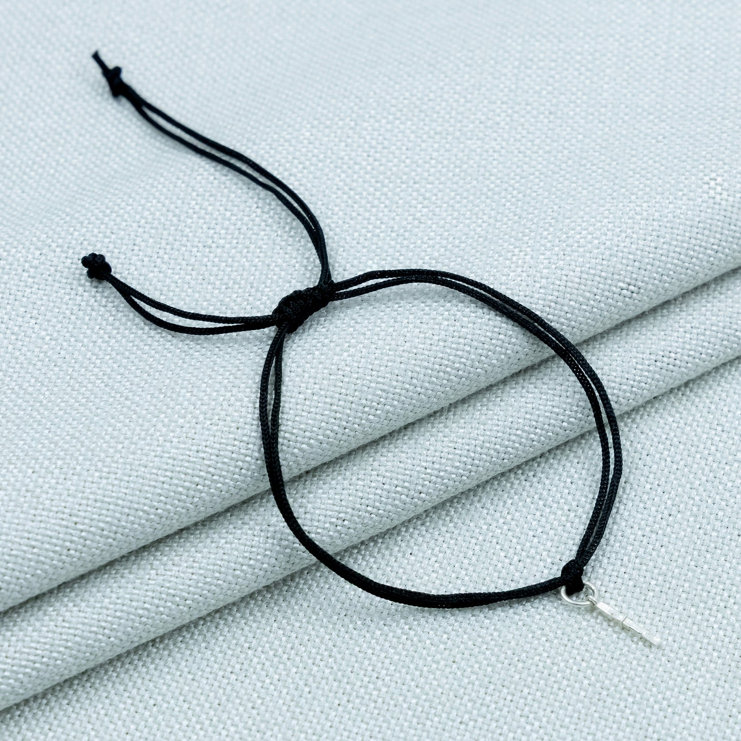 Matching Thread Bracelets with Silver Knife(chaku) Locket Perfect Boy and Girl Combo.