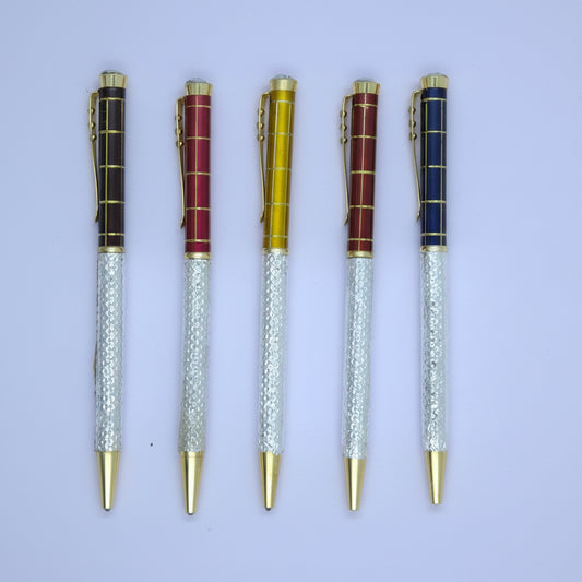 Silver Charm Diamond Pen (2 pcs Combo)