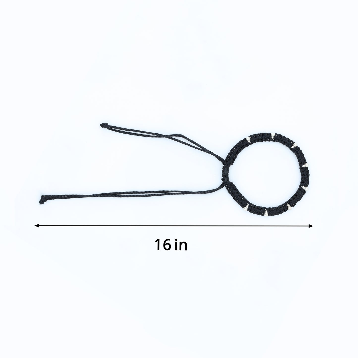 Silver Dhaga bracelet Little Buds