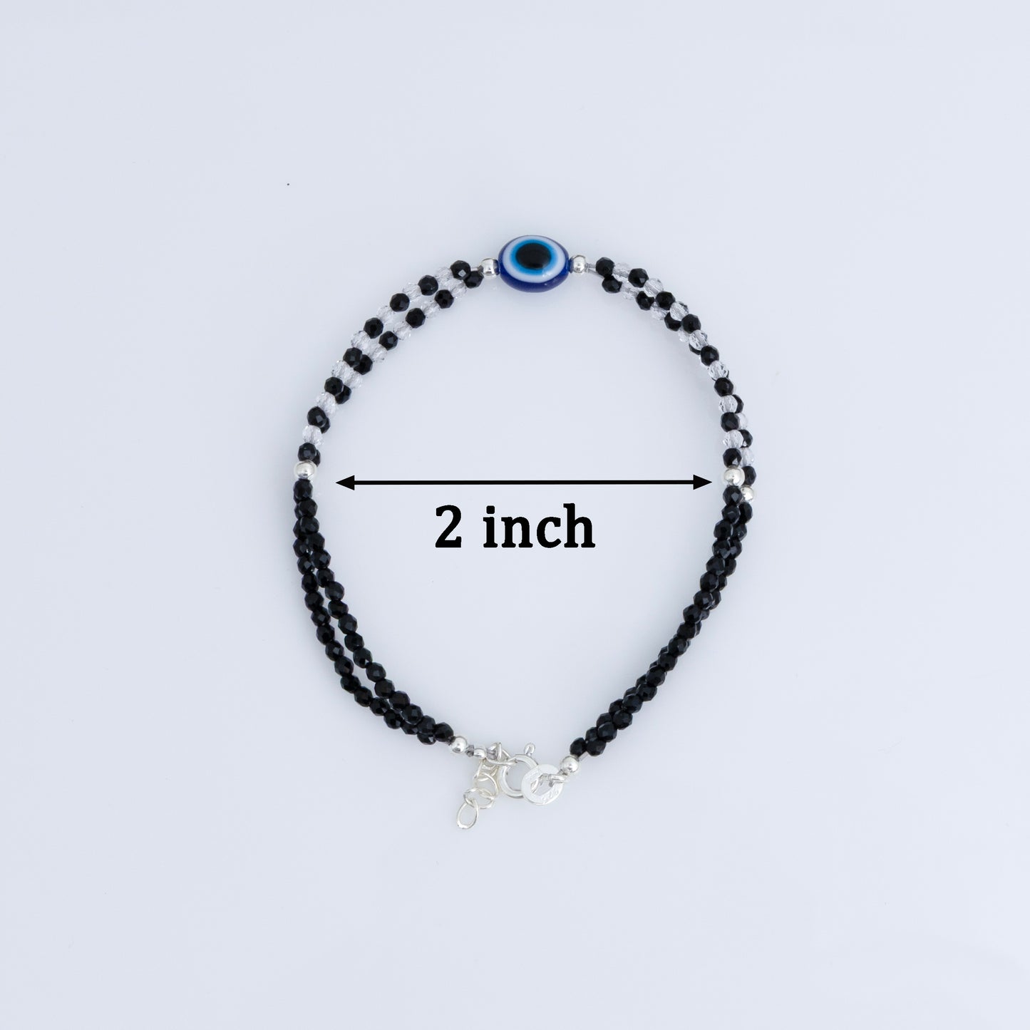 Black Beads Evil Eye Protection Bracelet