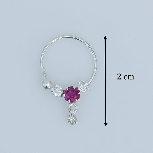 Silver Half-Hoop Earrings for Women