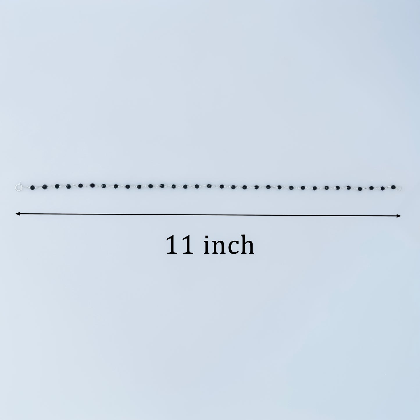 Minimalist Black Bead Bracelet