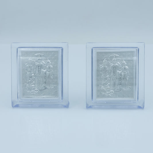 Shri Ram Darbar Silver Frame