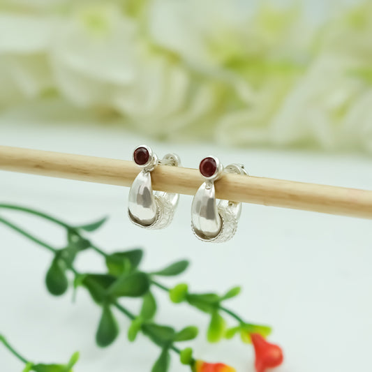 Rajasthani Silver Bali for Men Traditional and Stylish Hoop