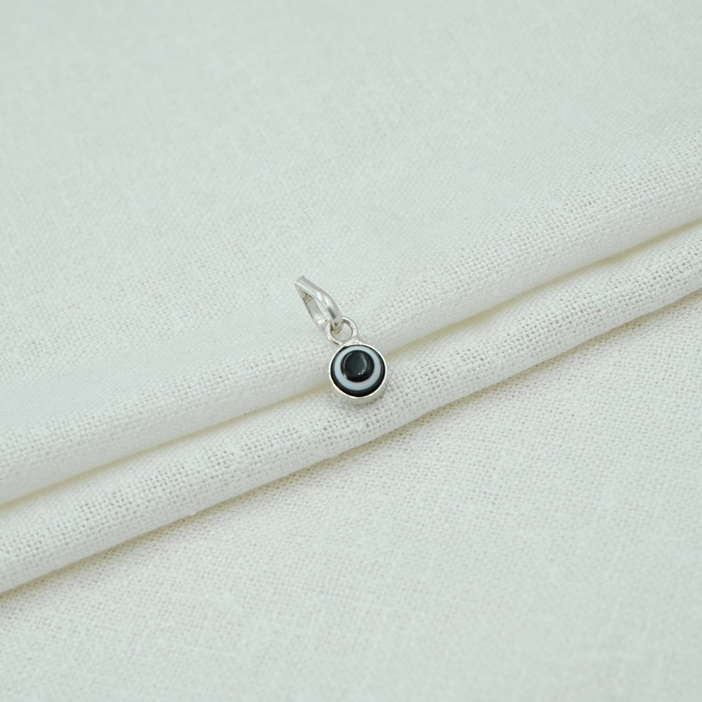 Silver Beautiful Evil Eyes Pendant